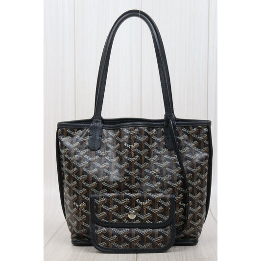 Good ( Rank AB) ｜ Goyard Anjou Mini Tote Bag Black｜S25102306
