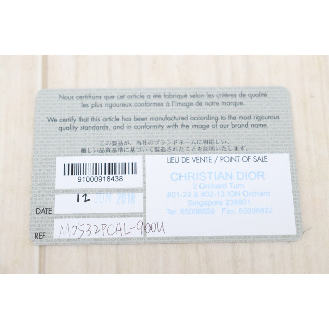 Very Good ( Rank A) ｜  Dior Lady Dior Lamb Skin 2WAY Handbag Shoulder Bag  Black  ｜S26030908