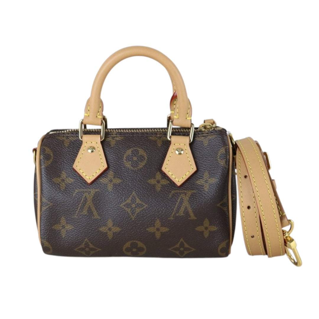 Very Good ( Rank A)｜LV Monogram Nano Speedy  Shoulder Bag｜W25092601