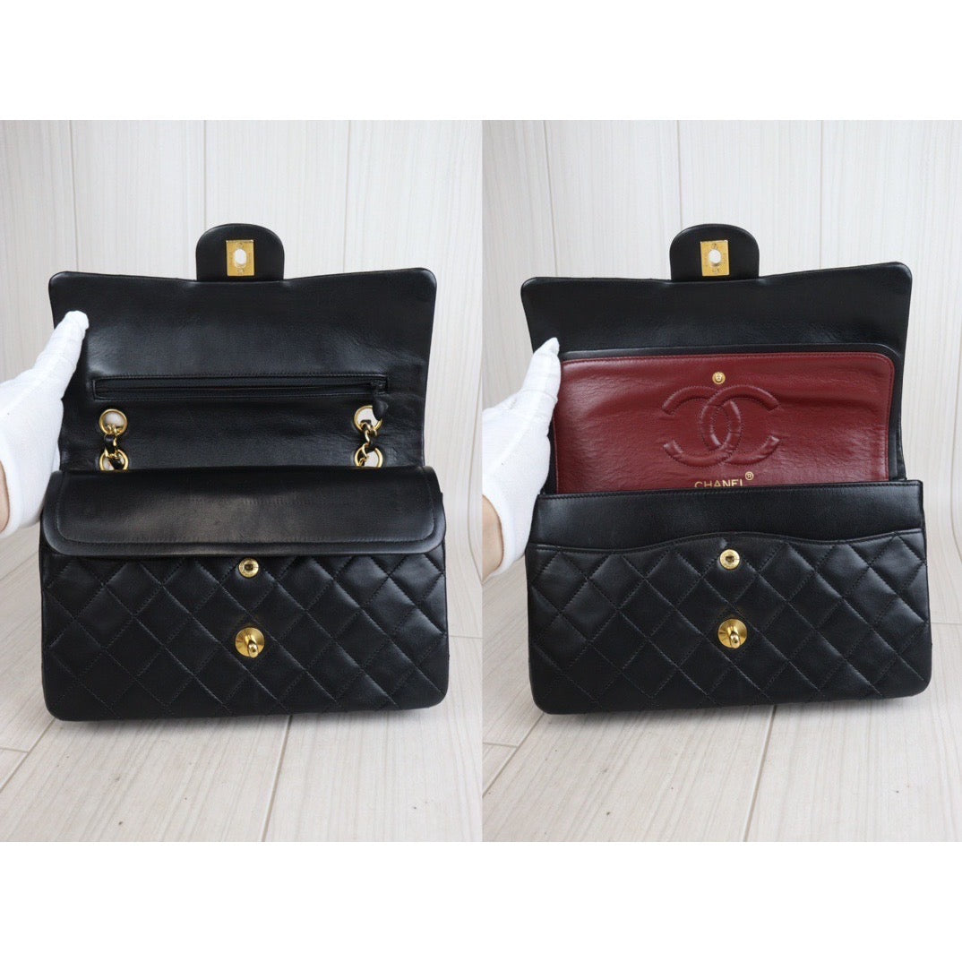 Rank AB ｜ CHANEL Matrasse Double Flap 25 Shoulder Bag Made In 1986～1988 Year｜23101210