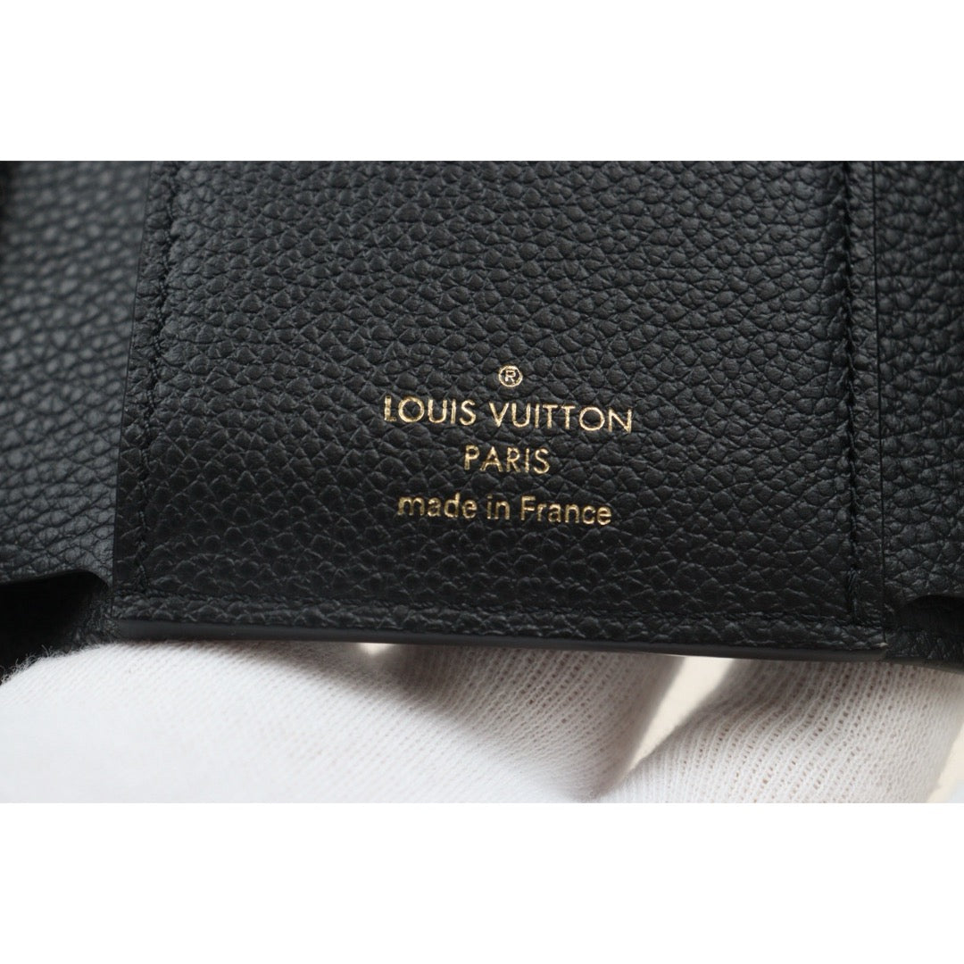 Include Entrupy Certificate of Authenticity｜Very Good ( Rank A)｜Louis Vuitton Monogram Empreinte Black Wallet IC Chips Model｜26062916