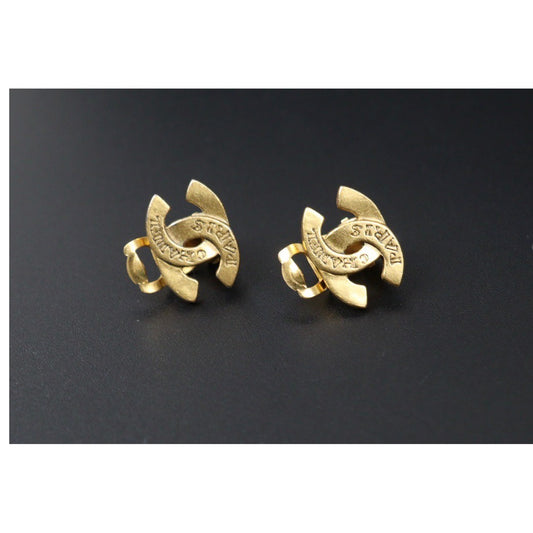 Rank AB ｜CHANEL COCO Earrings 18k Gold Plated ｜24041126