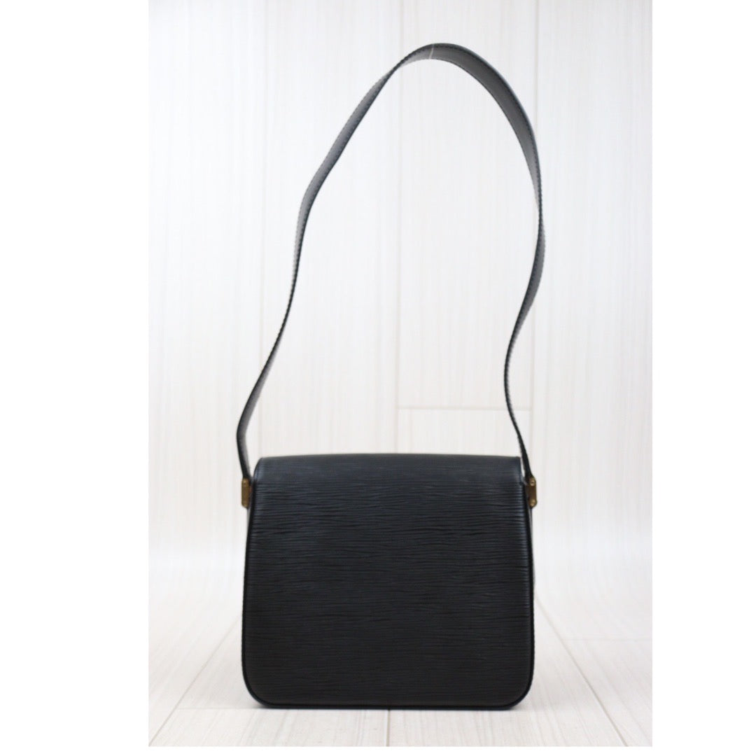Rank A｜ LV Epi Shoulder Bag Black｜24040816
