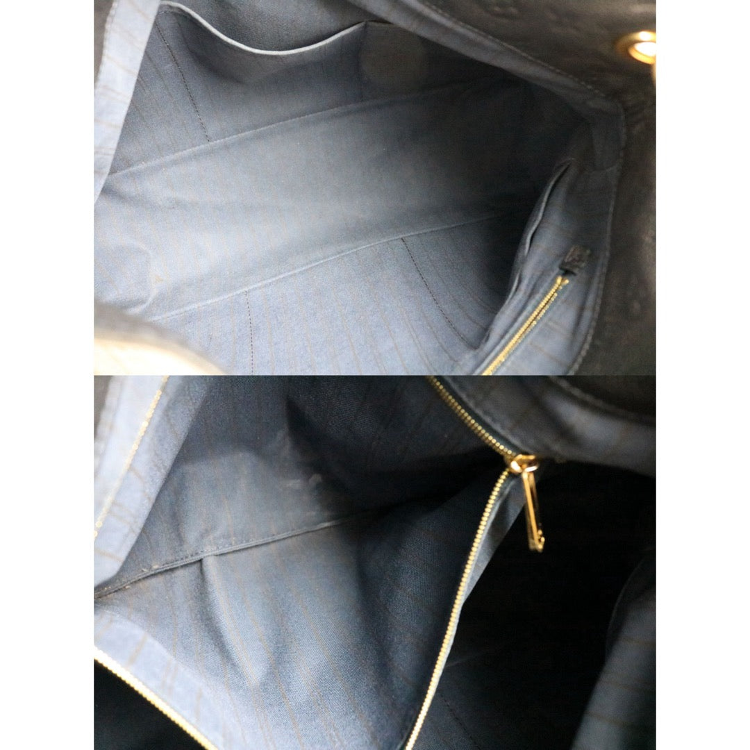 Include Entrupy Certificate of Authenticity｜Good ( Rank AB)｜Louis Vuitton Monogram Empreinte Artsy MM ShoulderBag Black｜S26051104