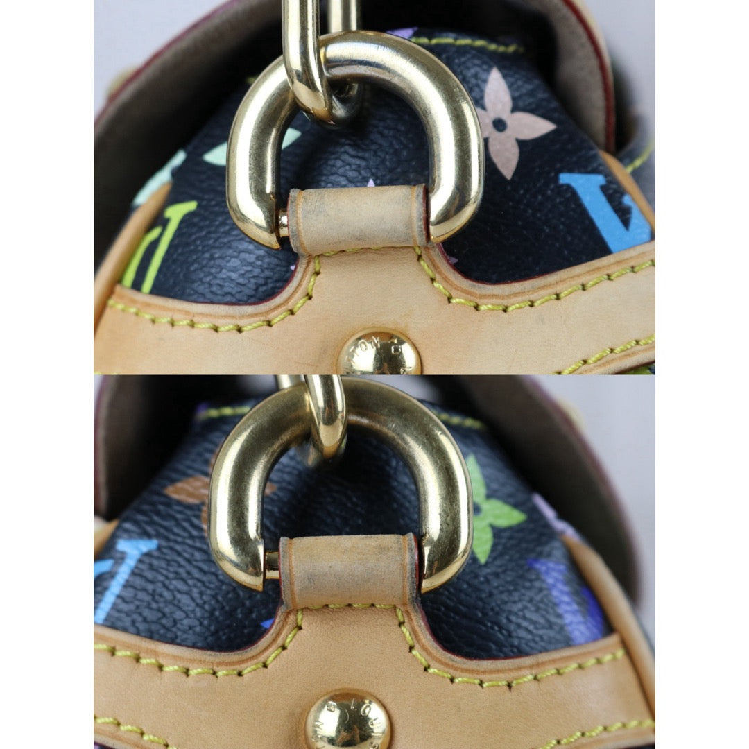 Include Entrupy Certificate of Authenticity｜Good ( Rank AB)｜Louis Vuitton Monogram Takashi Murakam Multicolor Beverly MM HandBag｜S26080115
