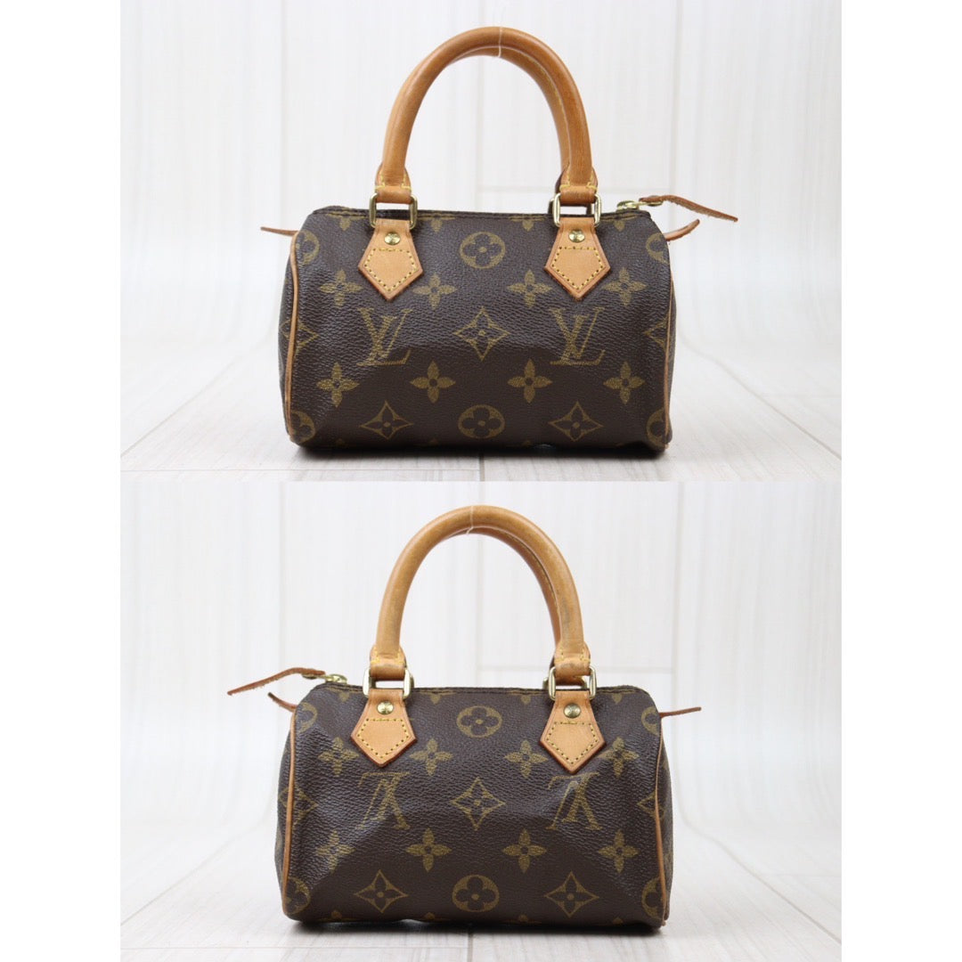 Rank AB ｜ LV Monogram Mini Speedy Handbag With Shoulder Strap｜24051304
