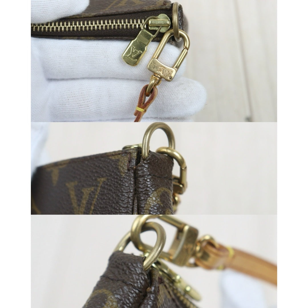 Include Entrupy Certificate of Authenticity｜Good ( Rank AB)｜Louis Vuitton Monogram Pochette Accessoire  ｜26081810
