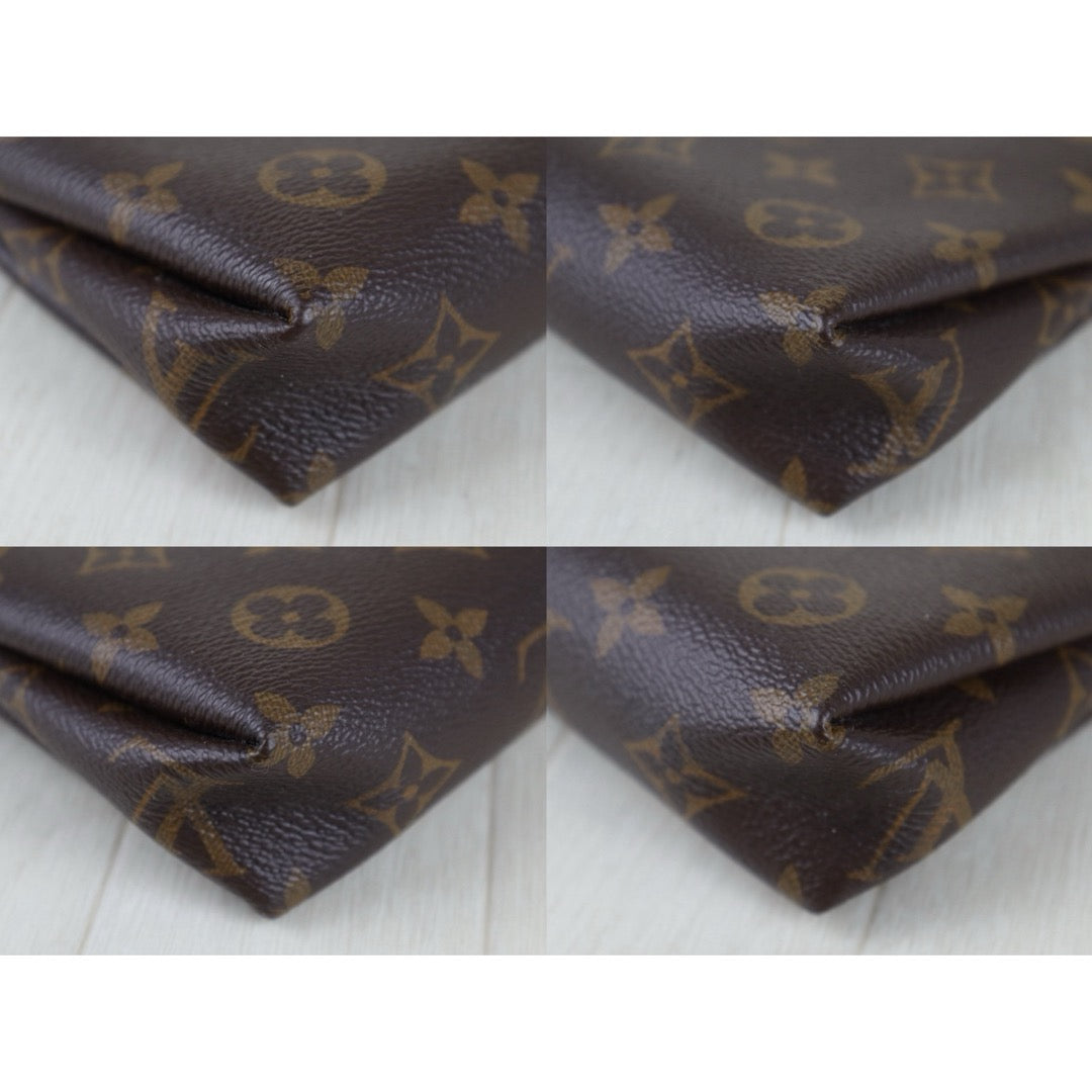 Include Entrupy Certificate of Authenticity｜Very Good ( Rank A)｜ Louis Vuitton Monogram  Mini Pallas Cluth With Shoulder Bag Red｜S26060130