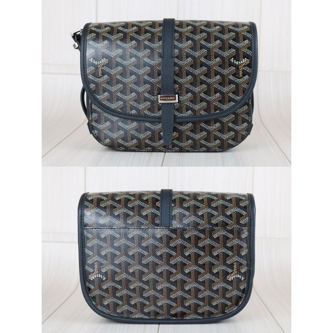 Excellent（Rank SA）｜ Goyard Belvedere Shoulder Bag Black｜X24122401