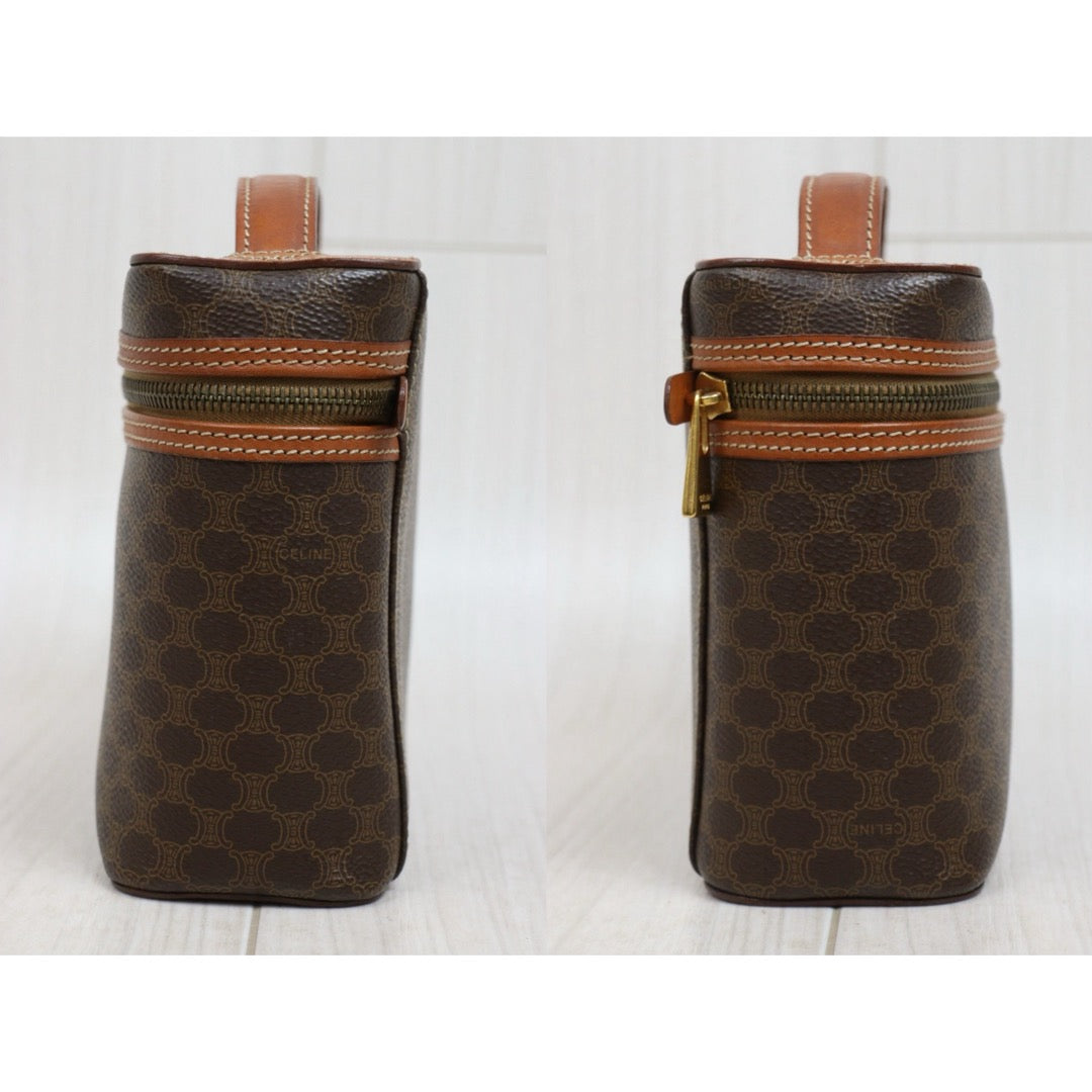 Include Entrupy Certificate of Authenticity｜Good ( Rank AB)｜ CELINE Macadam Vanity Handbag ｜26031910