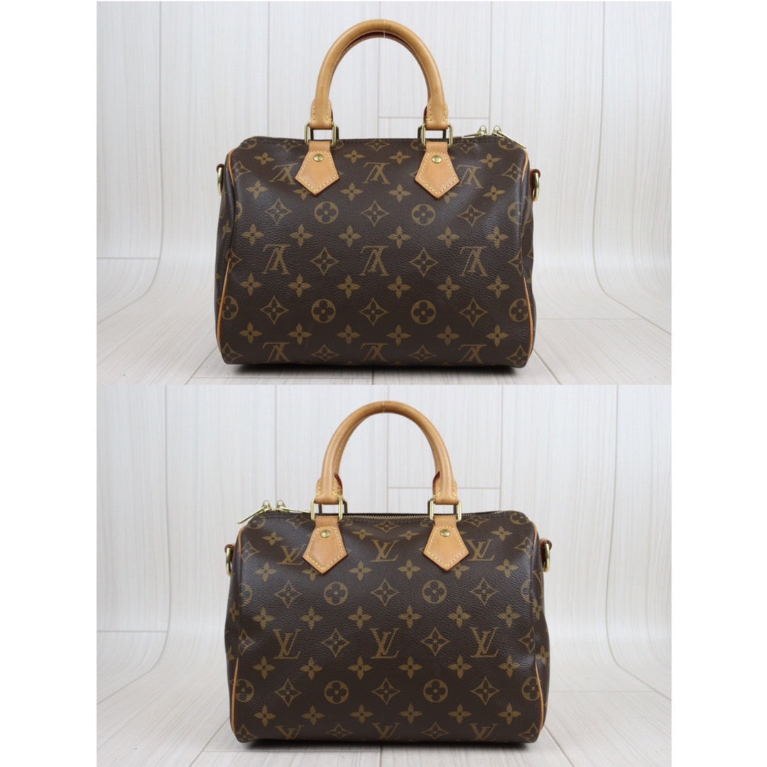 Rank AB ｜ LV Monogram Speedy 25 With Shoulder Strap｜23112714