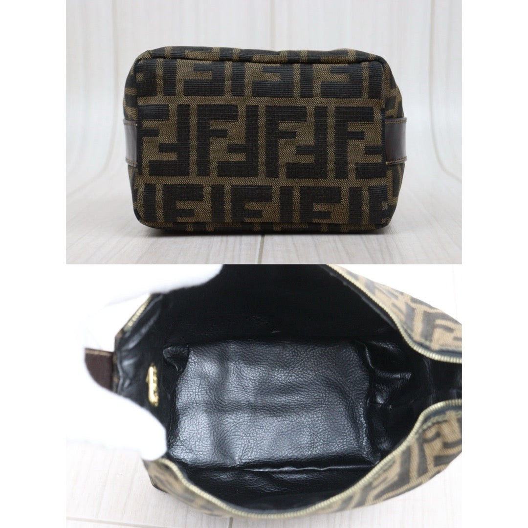 Good ( Rank AB)｜ FENDI PM Zucca Handbag ｜25122516