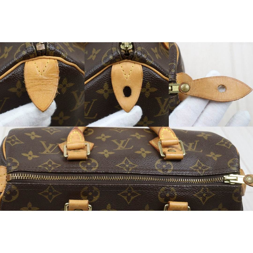 Include Entrupy Certificate of Authenticity｜Good ( Rank AB)｜ Louis Vuitton Monogram Speedy 25 Hand Bag ｜26042803