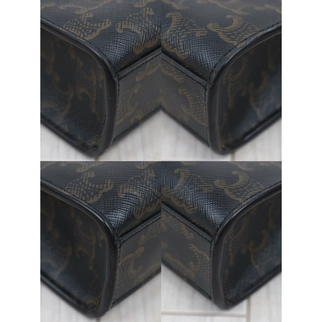 Good ( Rank AB)｜ CELINE Macadam MINI Tote Bag Shoulder Bag ｜W25122605