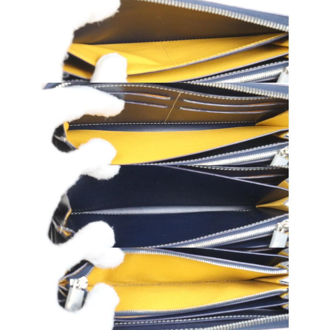 Good ( Rank AB)｜ Goyard Matignon GM Wallet Blue｜V25082210