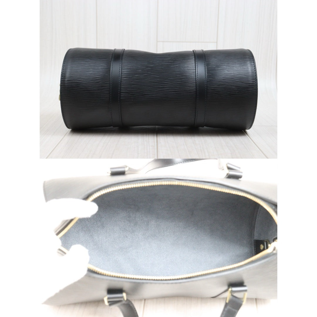 Include Entrupy Certificate of Authenticity｜Very Good ( Rank A)｜ Louis Vuitton Epi Soufflot Handbag Black｜26042814