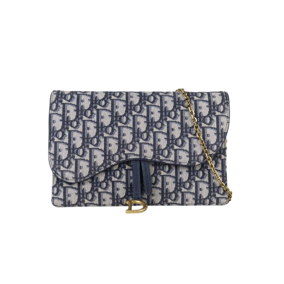Include Entrupy Certificate of Authenticity｜Good ( Rank AB)｜   Dior Trotter WOC Chain Shoulder Bag ｜S26051302
