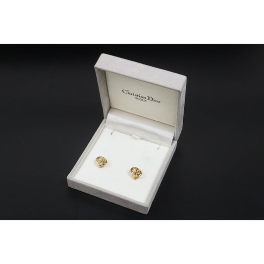 Include Authentic Detective Certificate of Authenticity｜Very Good ( Rank A)｜ Dior CD Logo Clip-on Earring ｜26070312
