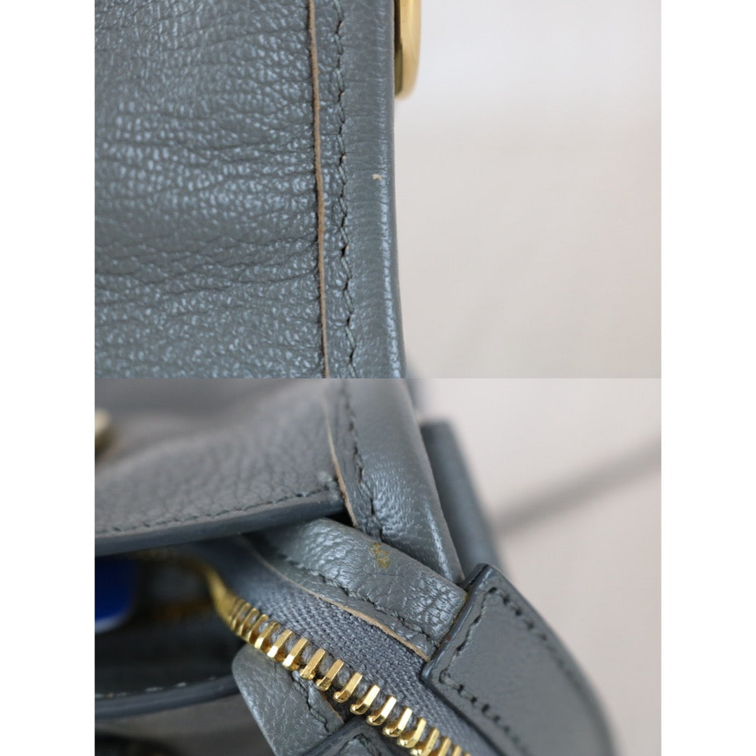 Very Good ( Rank A)｜Balenciaga Goatskin edge Mini Classic City Haze gray HandBag Shoulder Bag ｜X25112201