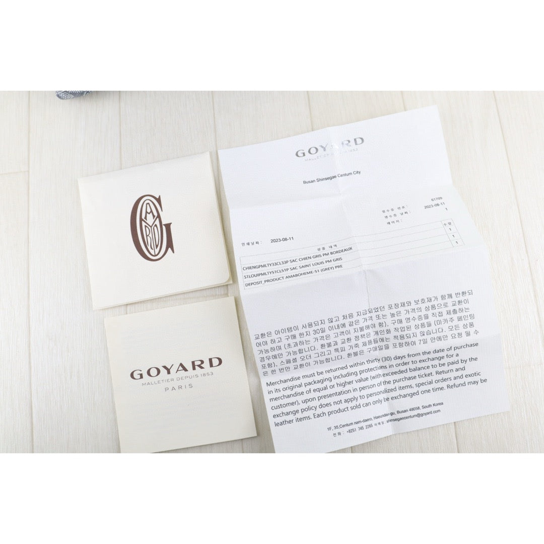 Very Good ( Rank A)｜ Goyard Saint-Louis PM Tote Bag Grey｜H25011324