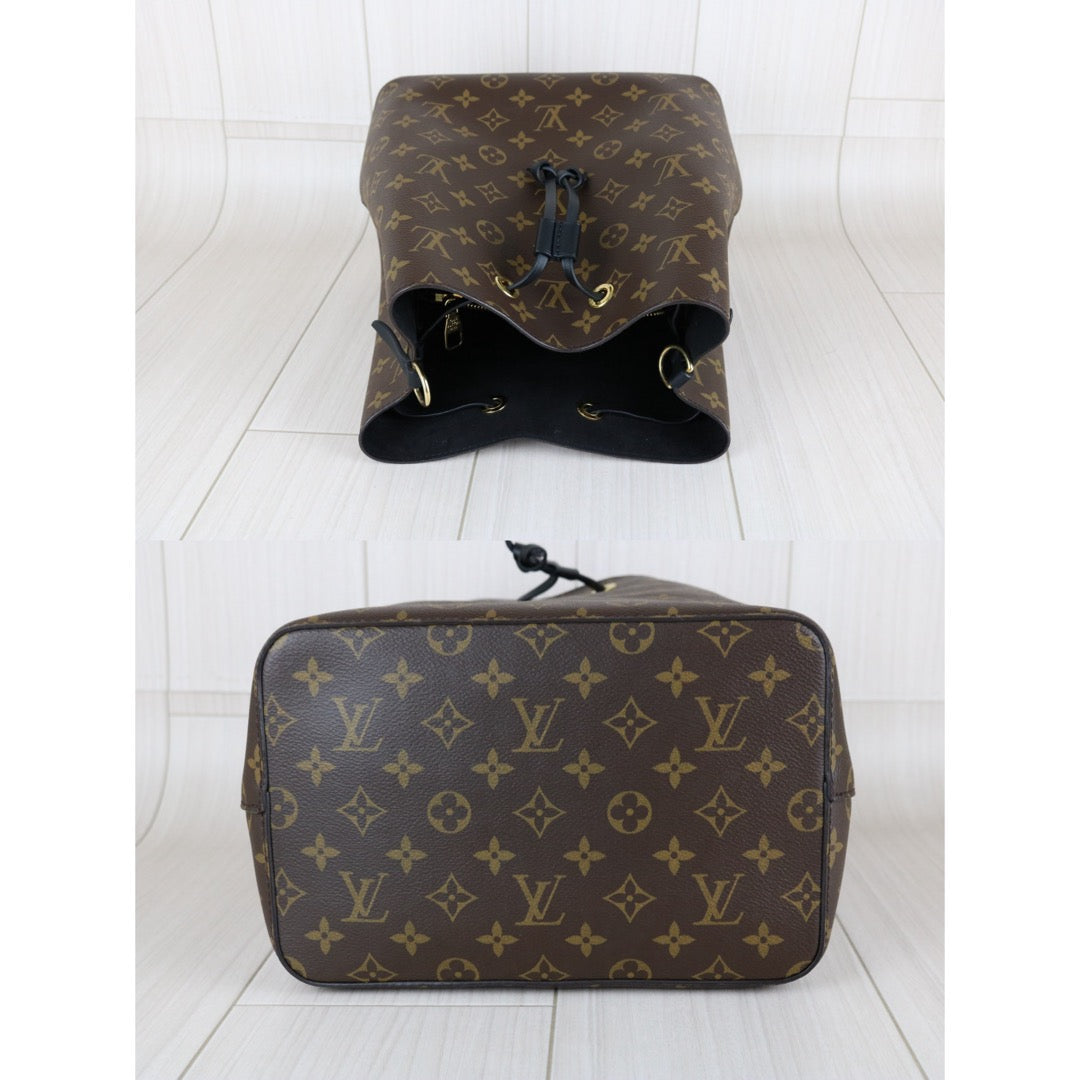 Include Entrupy Certificate of Authenticity｜Good ( Rank AB)｜Full Set  Louis Vuitton Monogram Neo Noe Shoulder Bag Black Current Model｜X26031201
