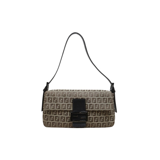 Very Good ( Rank A)｜ FENDI Zucca Mamma Baguette  Shoulder Bag  Light Taupe PM｜S26030905