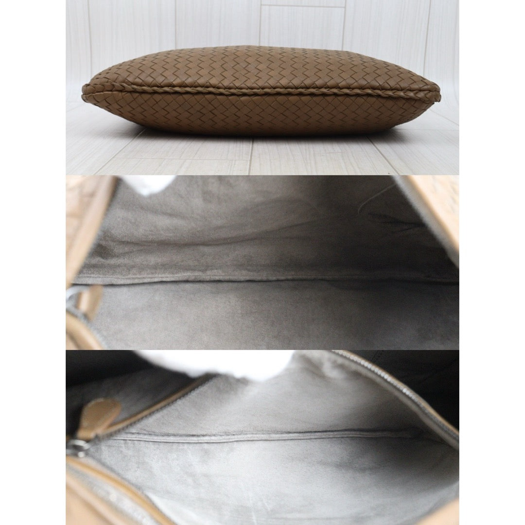 Very Good ( Rank A)｜ Bottega Veneta Lamb Skin Braid Shoulder Bag Caramel｜S25072912