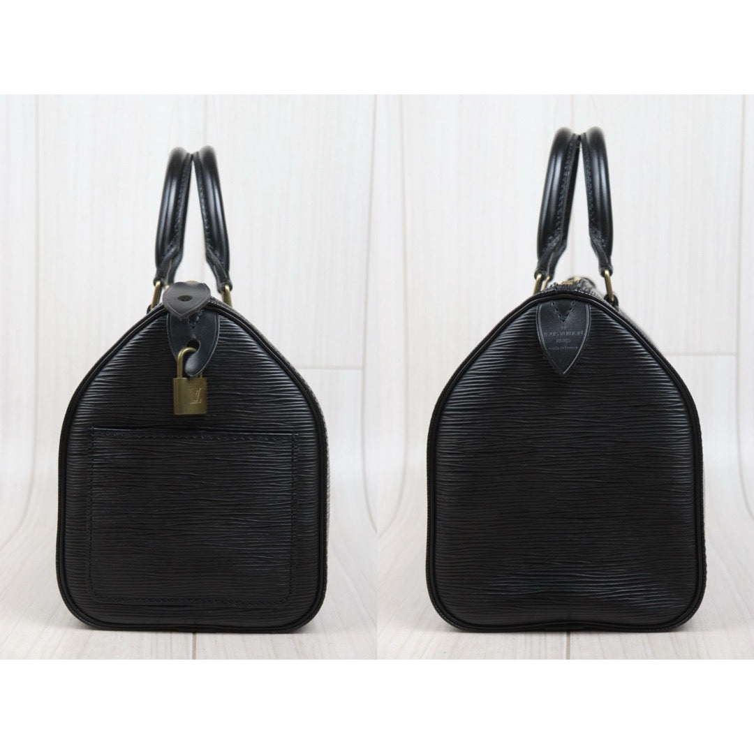 Very Good ( Rank A)｜ LV Epi Speedy 25 Hand Bag Black｜26011420