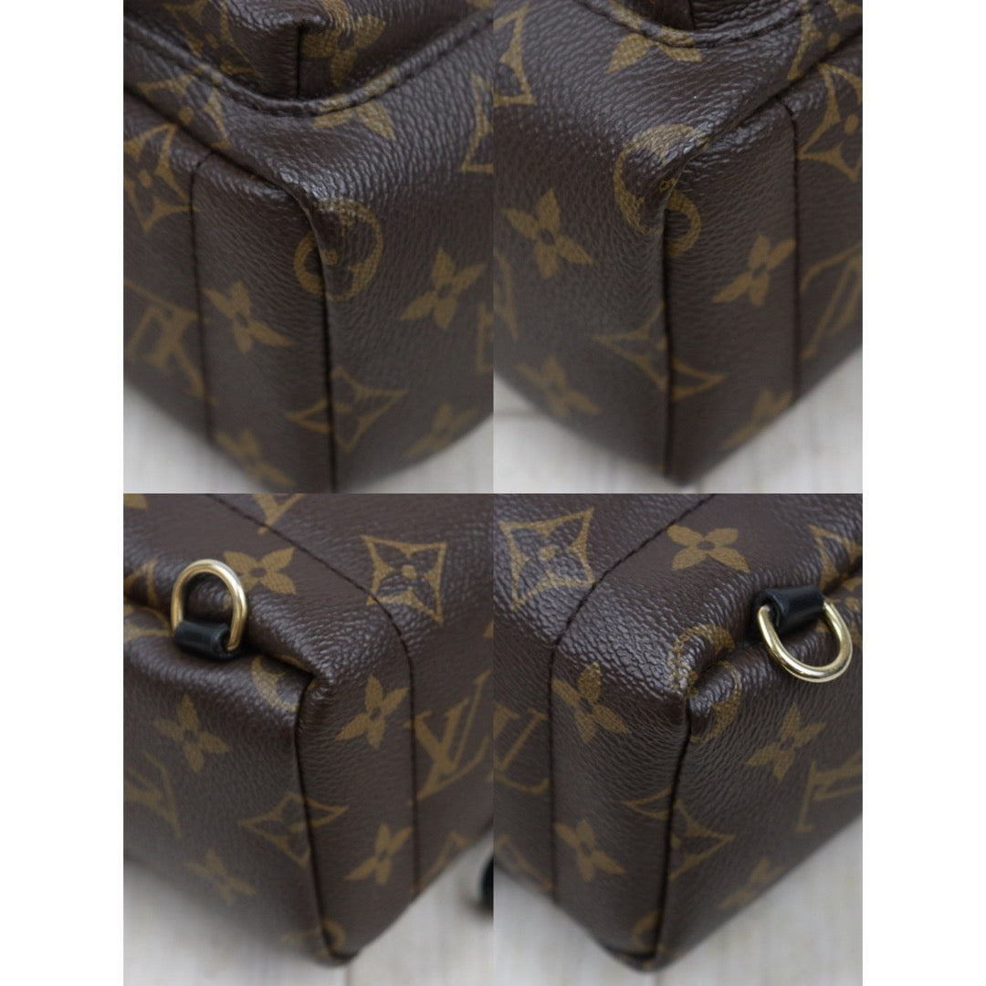 Very Good ( Rank A) ｜  LV Monogram Coated Canvas Mini Palm Springs Backpack｜S25071008