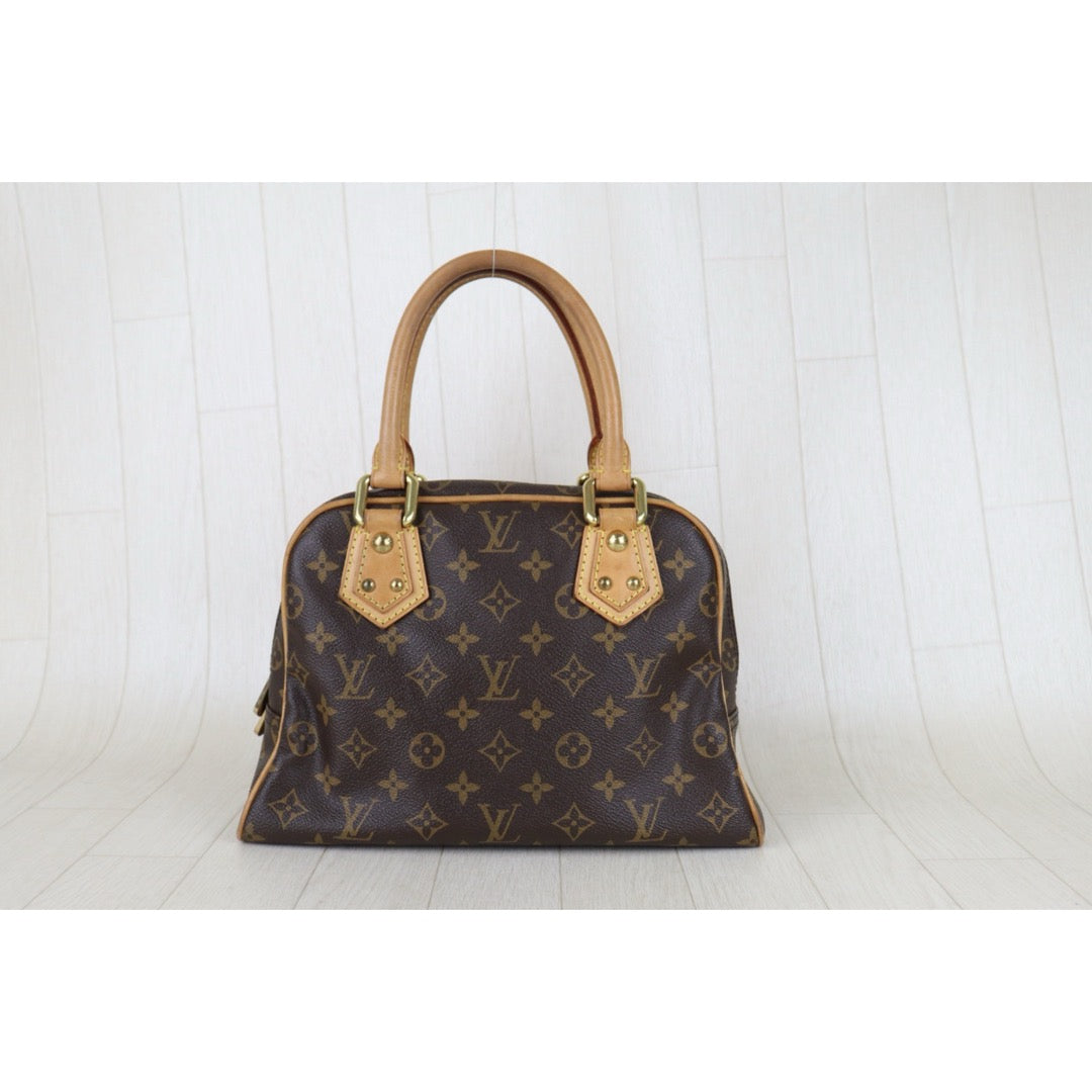 Include Entrupy Certificate of Authenticity｜Fair ( Rank B)｜｜ Louis Vuitton Monogram Manhattan PM Hand Bag｜S26012902