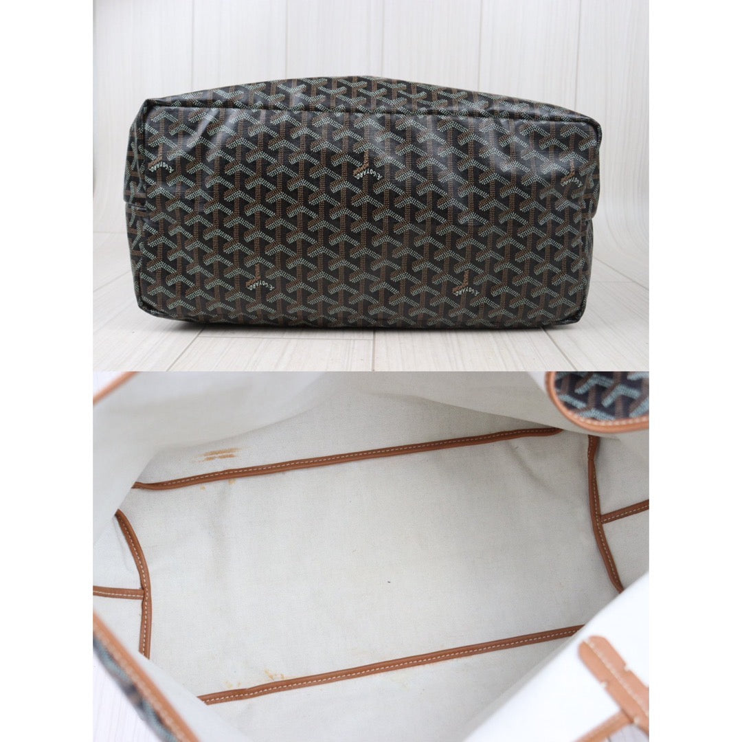 Rank AB ｜ Goyard Saint-Louis GM Tote Bag Brown｜S24071443