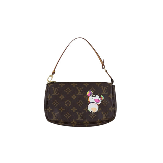 Include Entrupy Certificate of Authenticity｜Good ( Rank AB)｜ Louis Vuitton Takashi Murakam Panda Monogram Pochette Accessoires｜S25121009