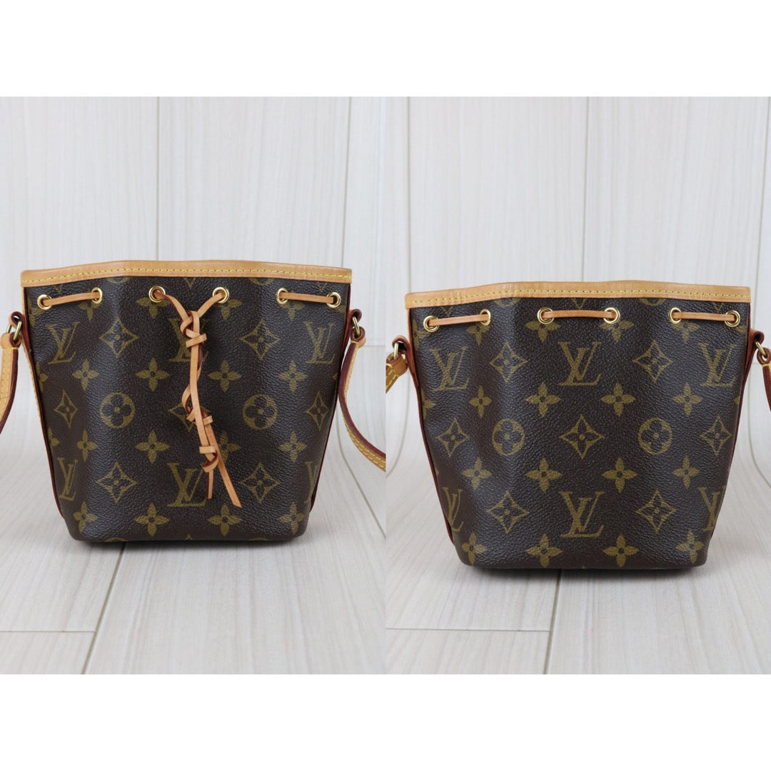 Include Entrupy Certificate of Authenticity｜Good ( Rank AB)｜ Louis Vuitton Monogram  Nano Noe  Shoulder Bag ｜X26041414