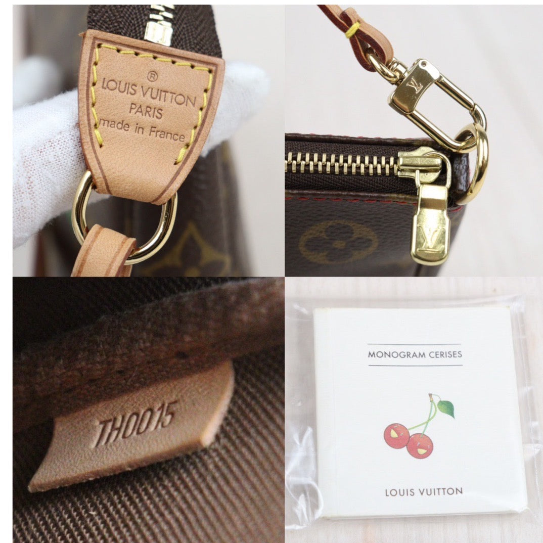 Rank SA  ｜ LV Monogram Cherry Pochette Accessoires Takashi Murakami Model｜23121110