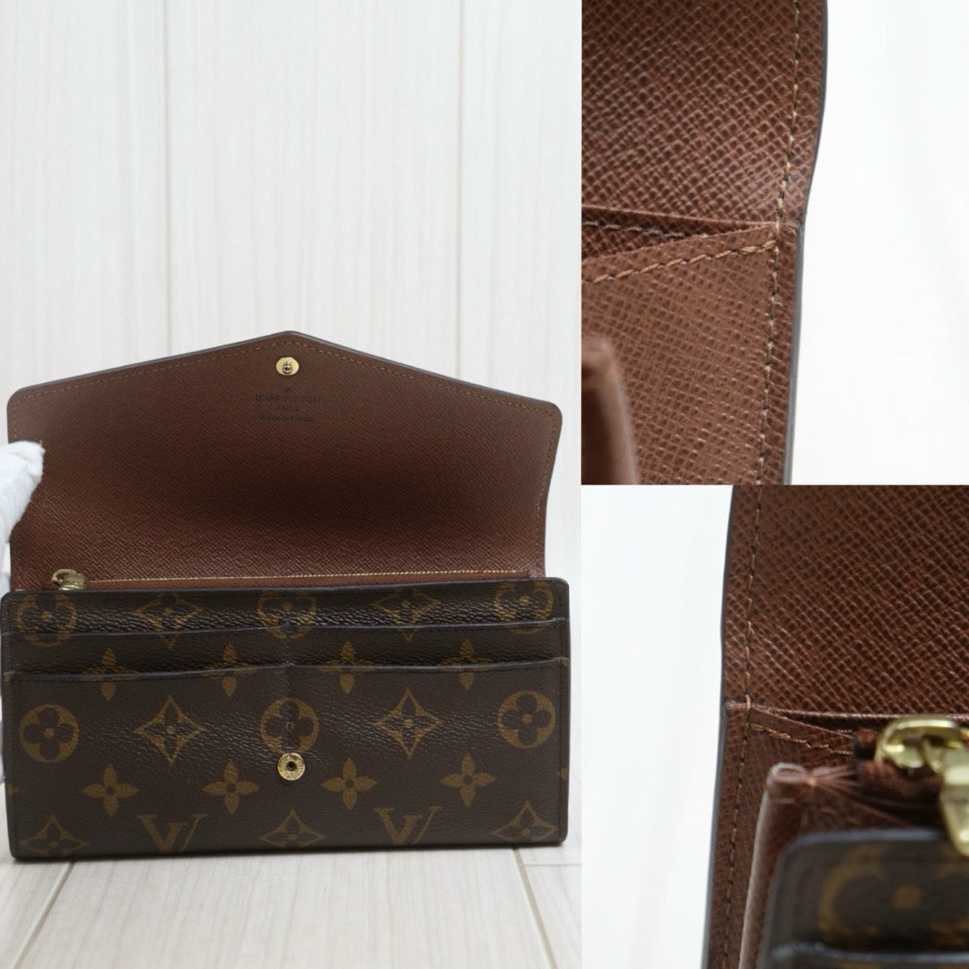 Include Entrupy Certificate of Authenticity｜Good ( Rank AB)｜ Louis Vuitton Monogram Emilie Long Wallet  IC Chips Model｜26100104
