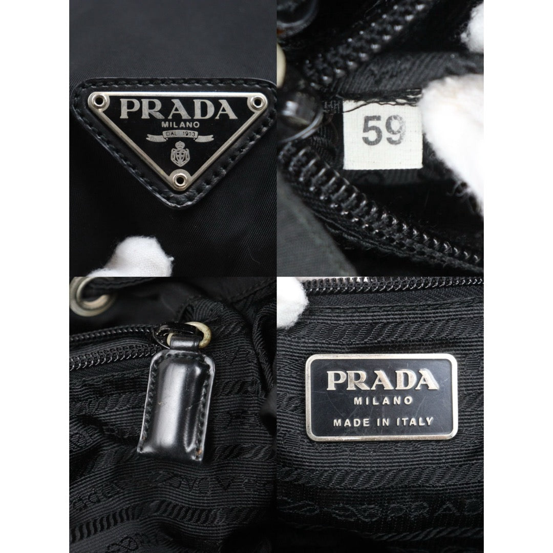 Good ( Rank AB)｜Prada Nylon Backpack Medium Black｜25122524