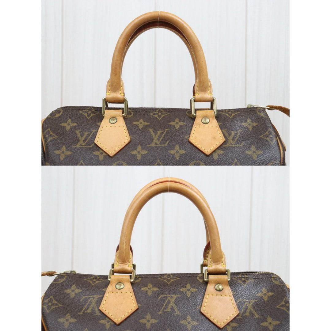 Include Entrupy Certificate of Authenticity｜Good ( Rank AB)｜ Louis Vuitton Monogram Speedy 25 Hand Bag ｜26042803
