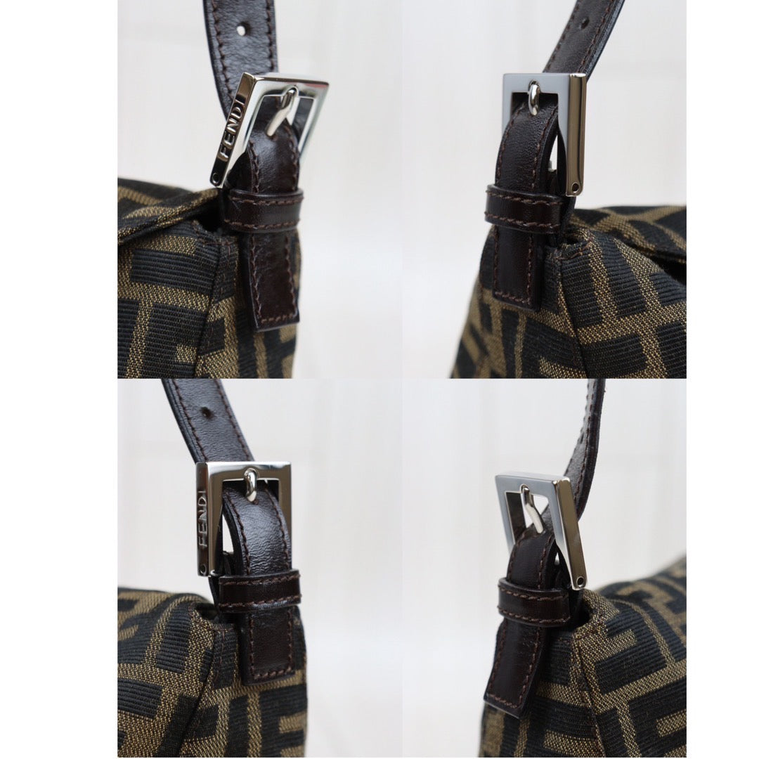 Rank A｜ FENDI Zucca Mamma Shoulder Bag ｜24031210