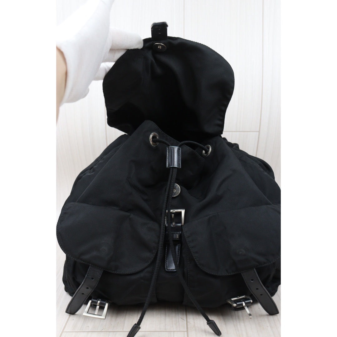 Fair ( Rank B )｜Prada Nylon Backpack Medium Black｜24061122