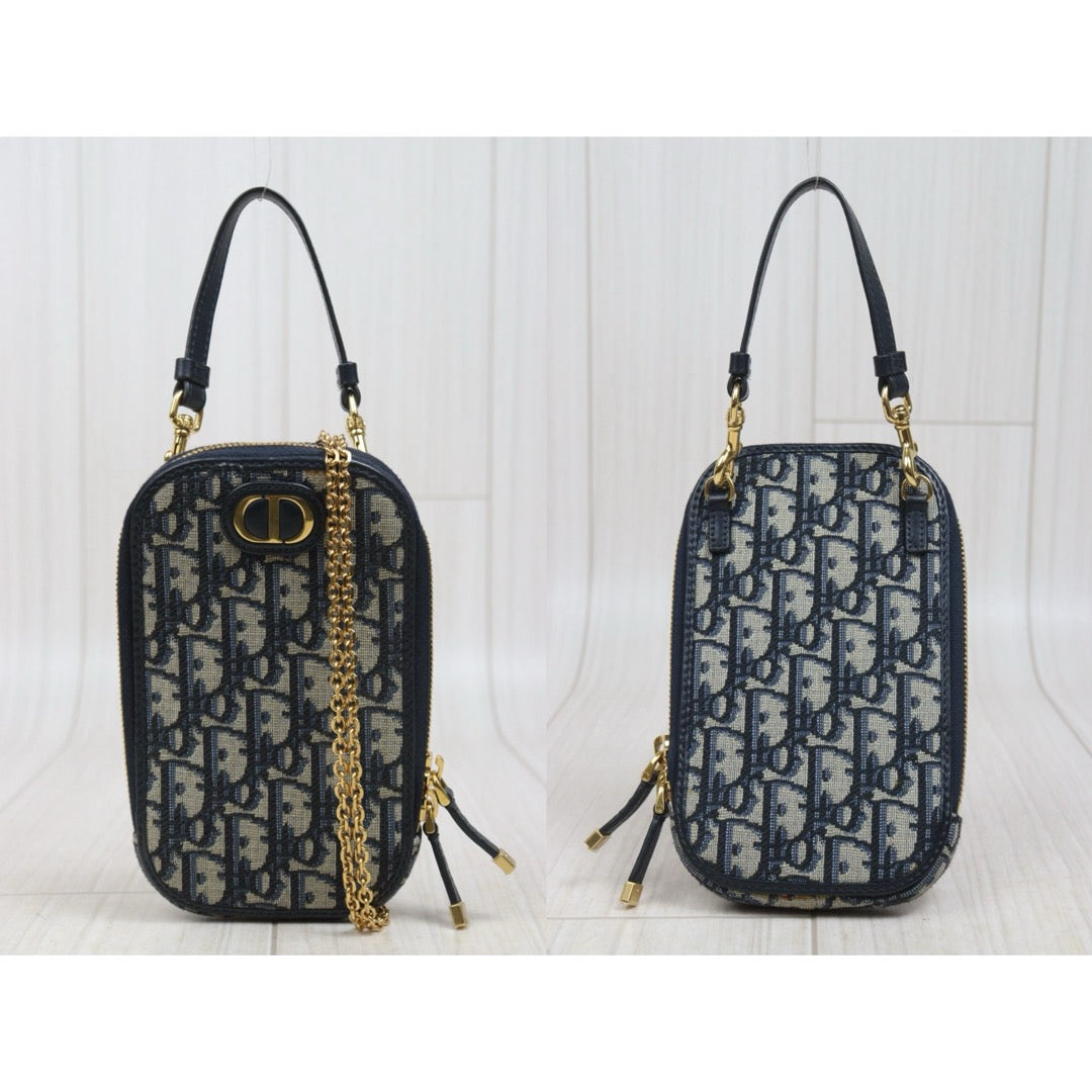 Include Entrupy Certificate of Authenticity｜Very Good ( Rank A)｜Dior Montaigne Mini Pochette Saddle｜26070302