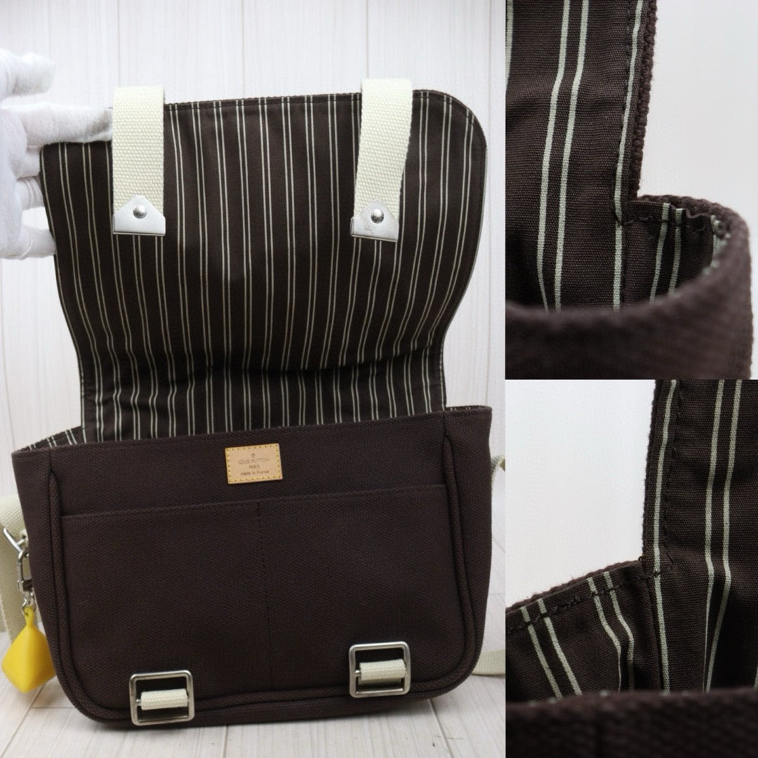 Very Good ( Rank A)｜LV Canvas ShoulderBag Brown｜Q25010906