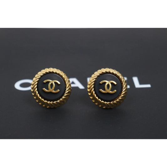Include Authentic Detective Certificate of Authenticity｜Very Good ( Rank A) ｜CHANEL 95A COCO Mark Vintage Earrings Made In 1995 Year ｜26070306