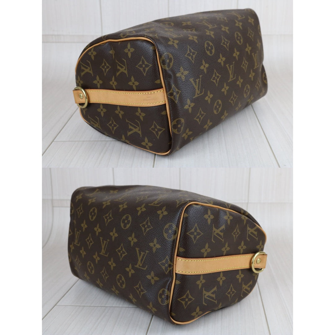 Include Entrupy Certificate of Authenticity｜Good ( Rank AB) ｜ Louis Vuitton Monogram Speedy 25 Hand Bag With Shoulder Strap｜S26070602