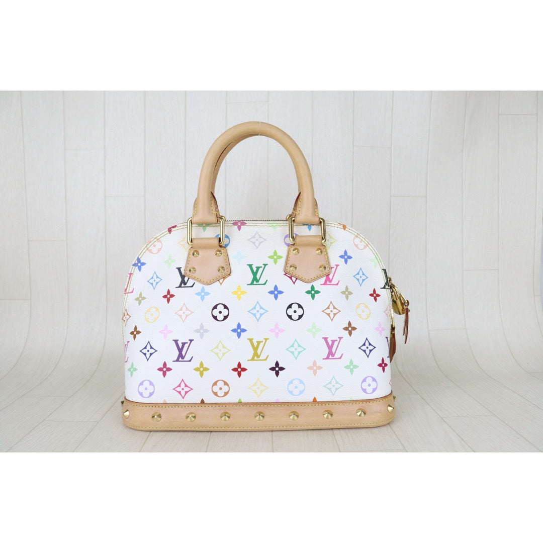Include Entrupy Certificate of Authenticity｜Very Good ( Rank A)｜  Louis Vuitton Takashi Murakam Multi Monogram Alma Hand Bag ｜S26041802