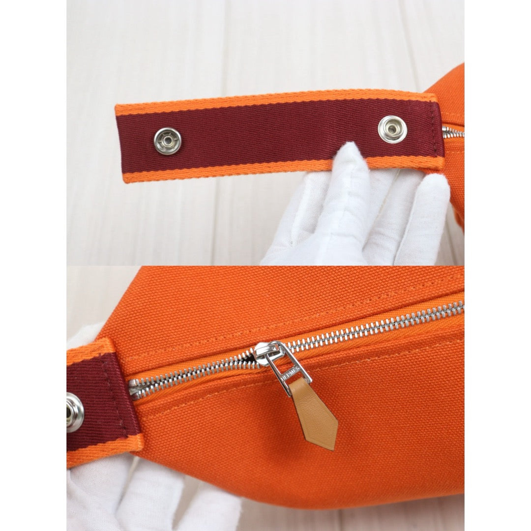 Include Entrupy Certificate of Authenticity｜Very Good ( Rank A)｜ HERMES Bride-a-Brac PM Handbag Orange Feu｜26100604