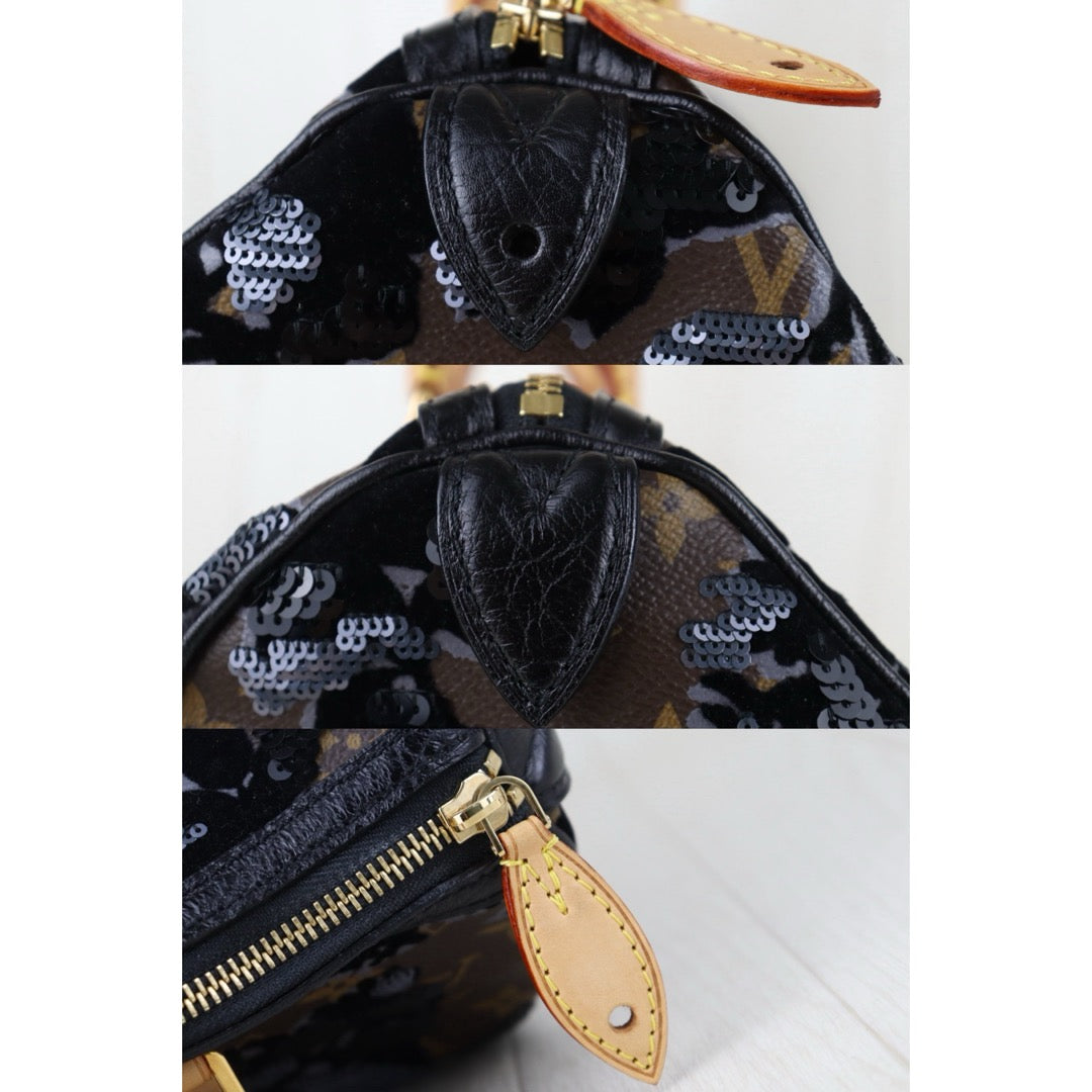 Include Entrupy Certificate of Authenticity｜Very Good ( Rank A)｜ Louis Vuitton Monogram Fleur De Jals 2010  speedy30 Limited Edition Hand Bag ｜S26062207