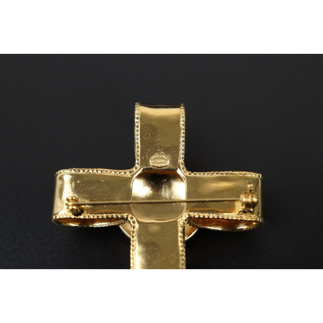 Very Good ( Rank A)｜ CHANEL Bow tie  Gold Brooch ｜S24112501