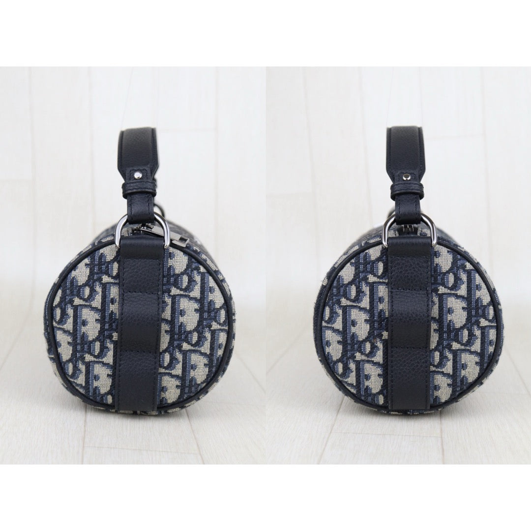 Very Good ( Rank A)｜Dior Oblique Mini Roller Handbag Shoulder Bag｜S25081502