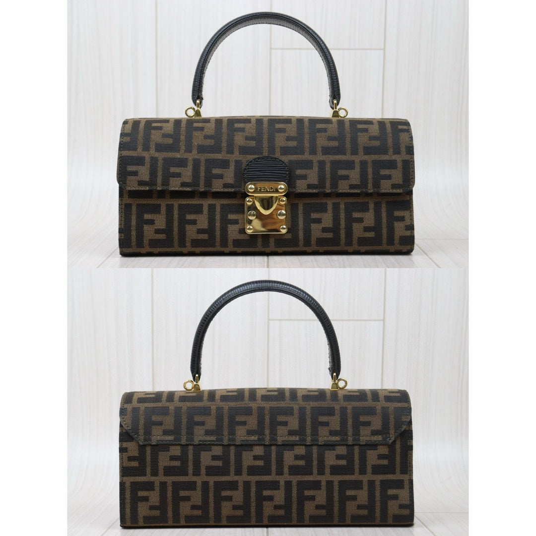 Very Good ( Rank A) ｜ FENDI Zucca HandBag With Shoulderstrap｜W24120908