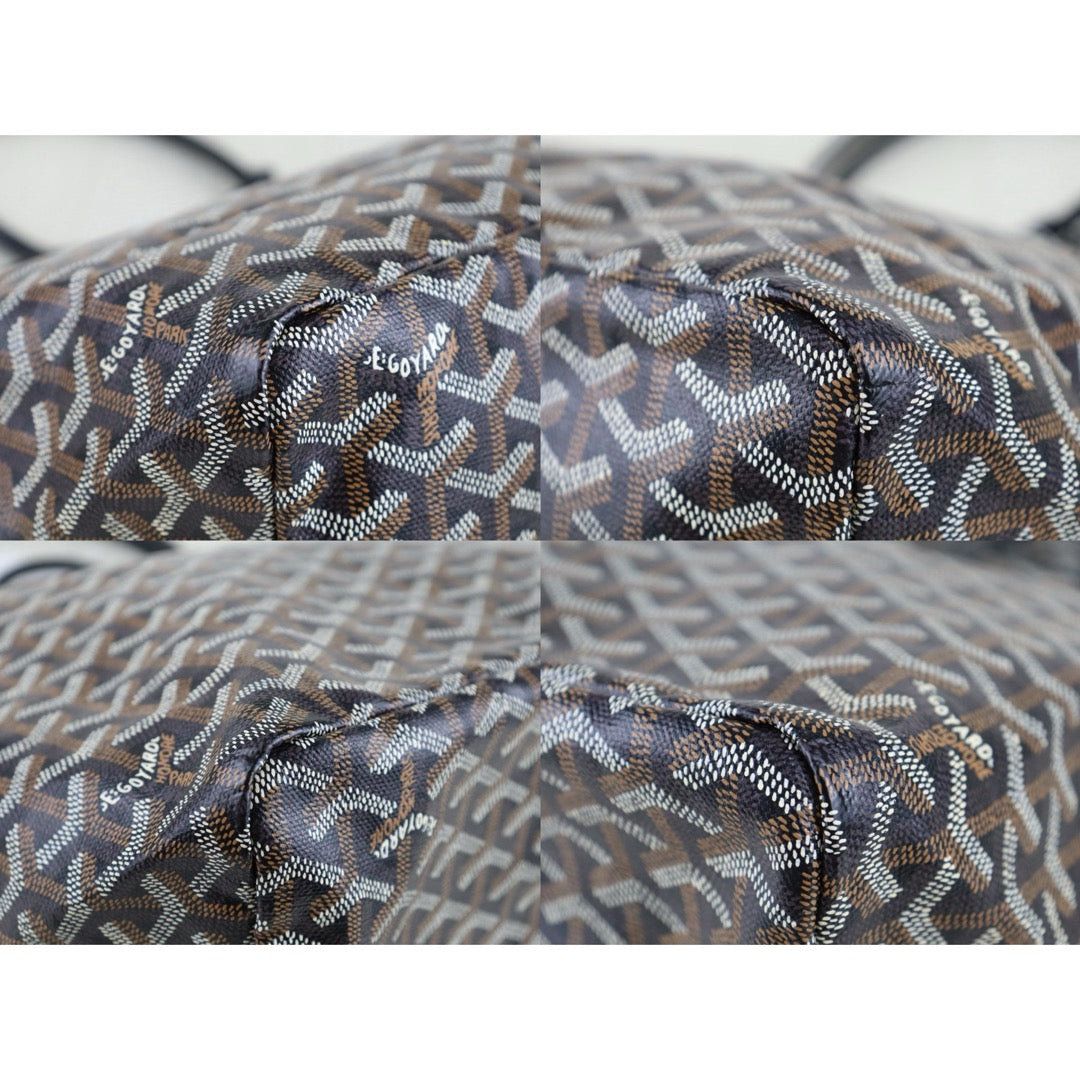 Very Good ( Rank A)｜ Goyard Saint-Louis PM Tote Bag Black｜S25092809